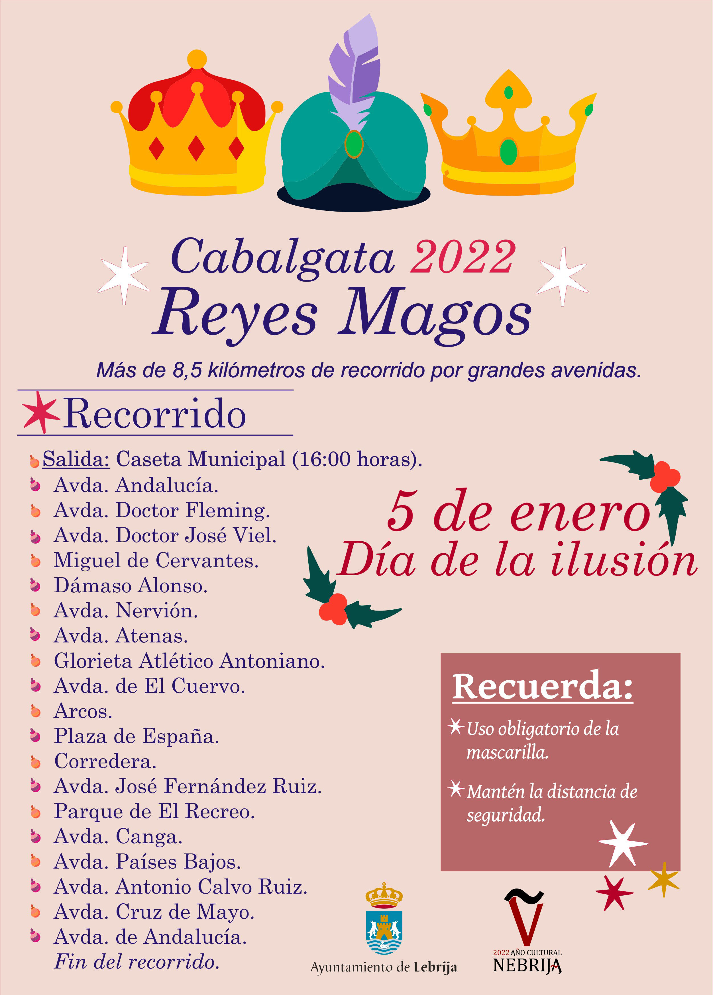 Cartel Recorrido Reyes 2022