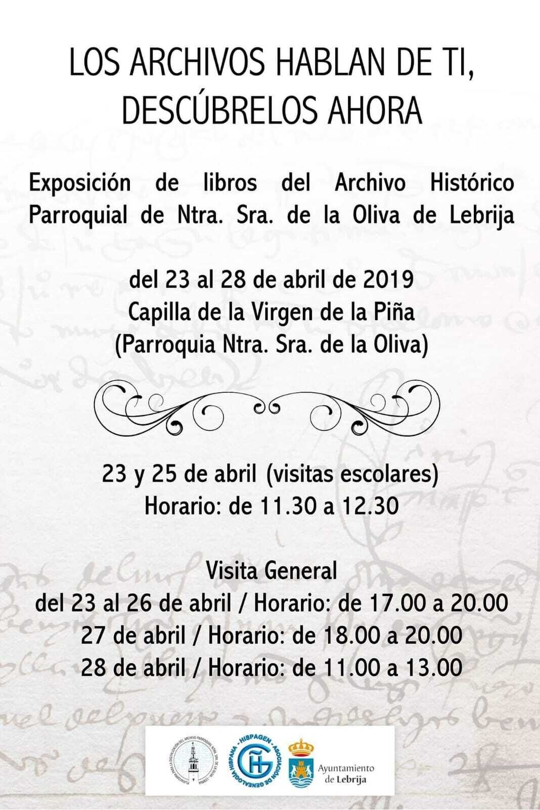 Exposición Digitalización Archivo Parroquial Cartel (1)