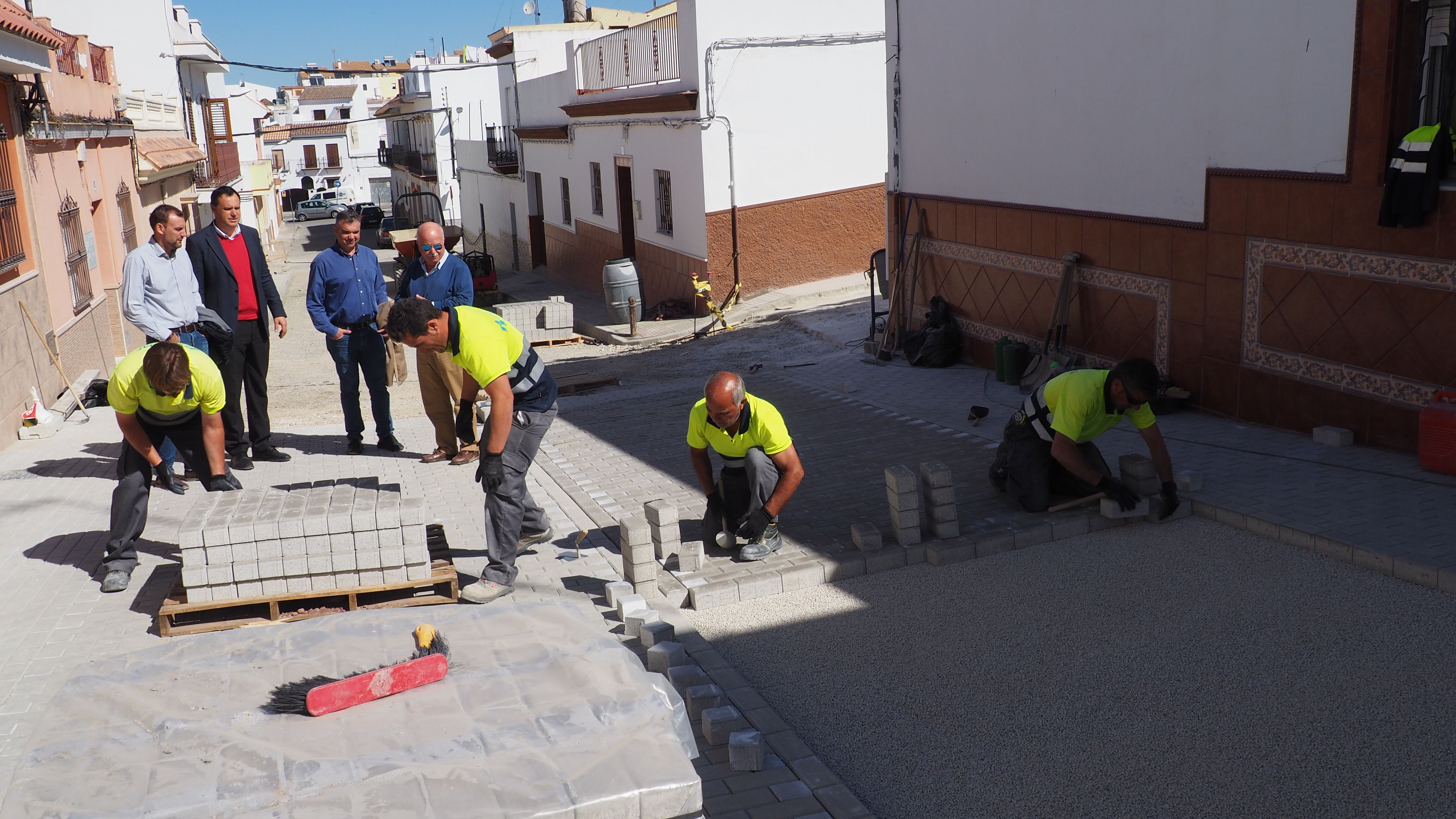 Visita obra de mejora de redes calle Córdoba (2)