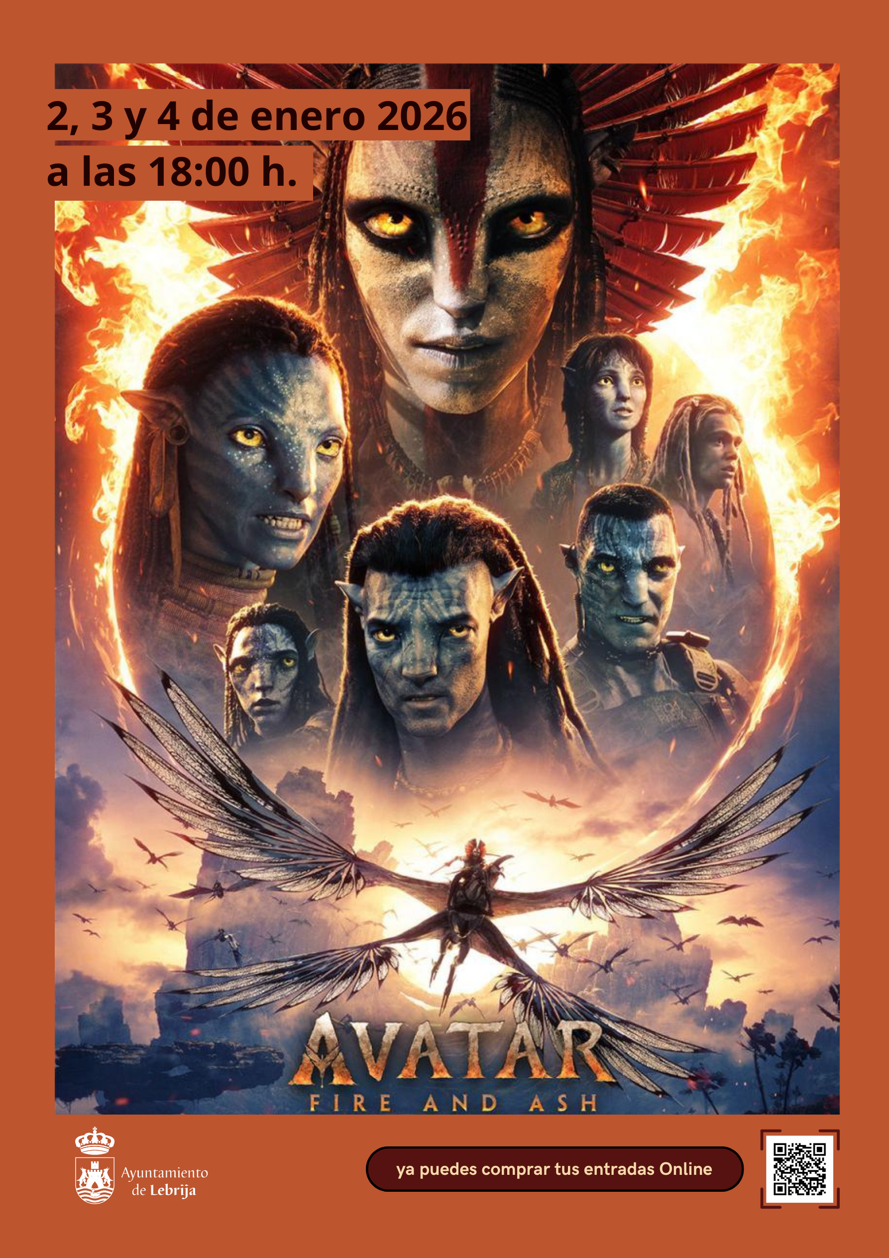 AVATAR cartel NAVIDAD CINE