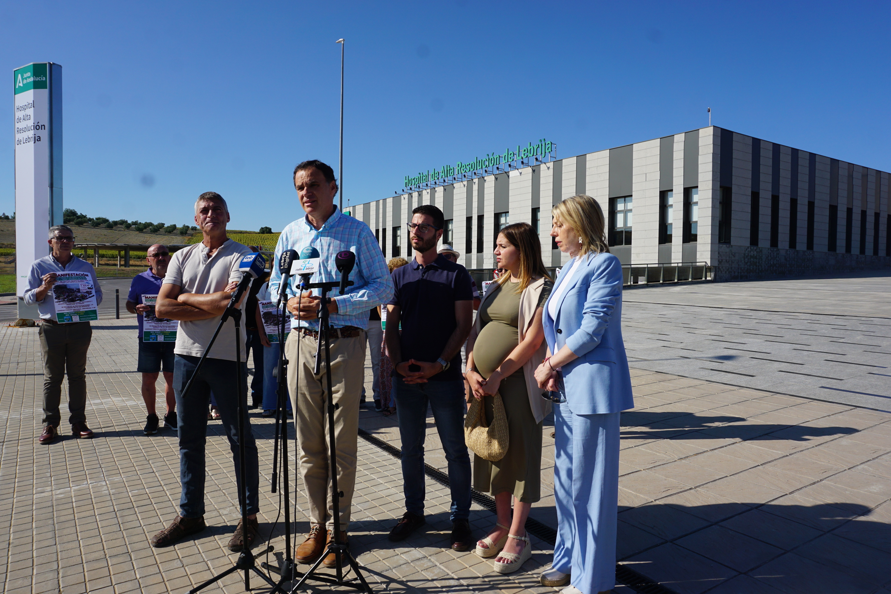 Apoyo manifestación comarcal en defensa sanidad  - 3 julio 2024 (3)