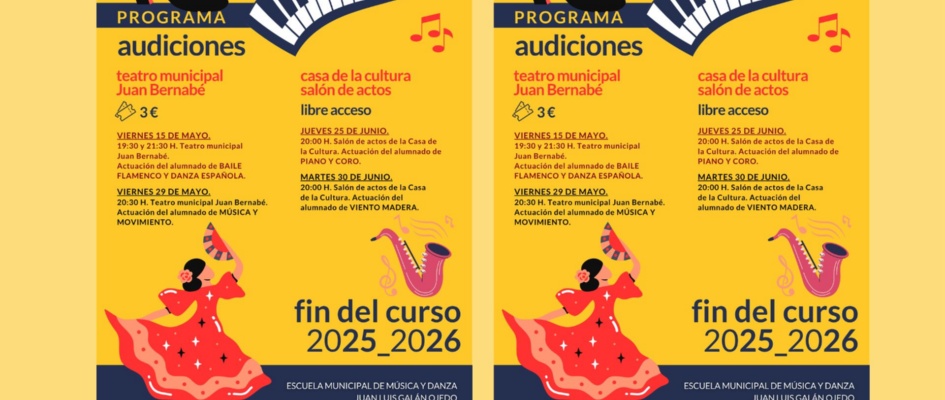 Audicione EMMD - 2026 portada