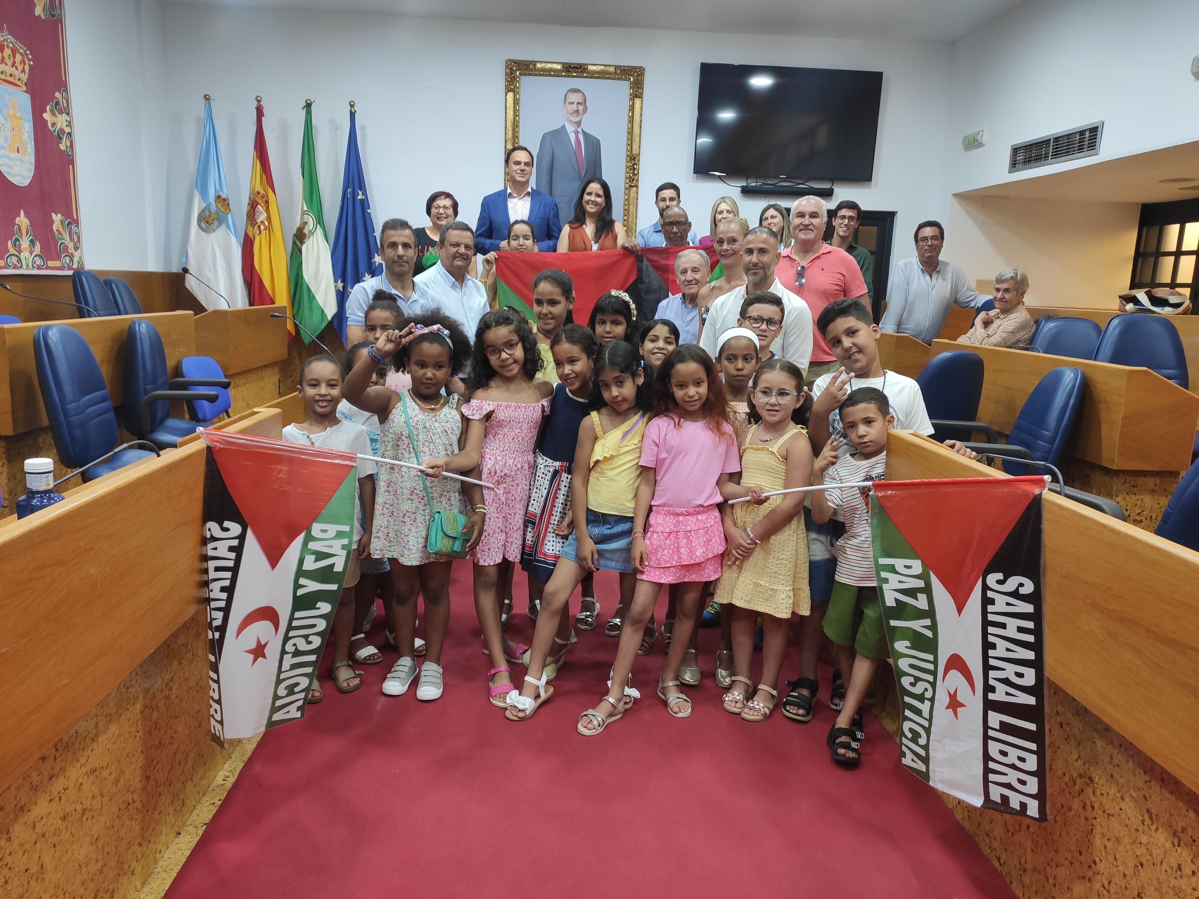 Bienvenida oficial niños saharauis - Lebrija (2)