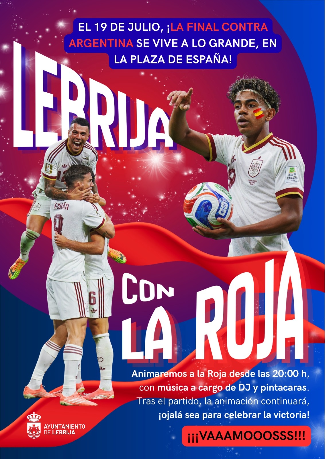 CARTEL 19 JULIO MUNDIAL FUTBOL