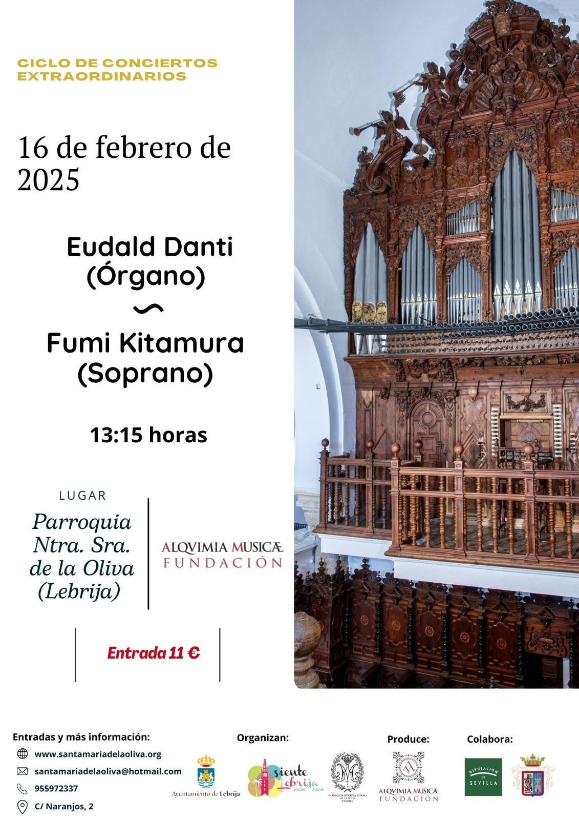 Cartel - Concierto órgano 16 feb 2025