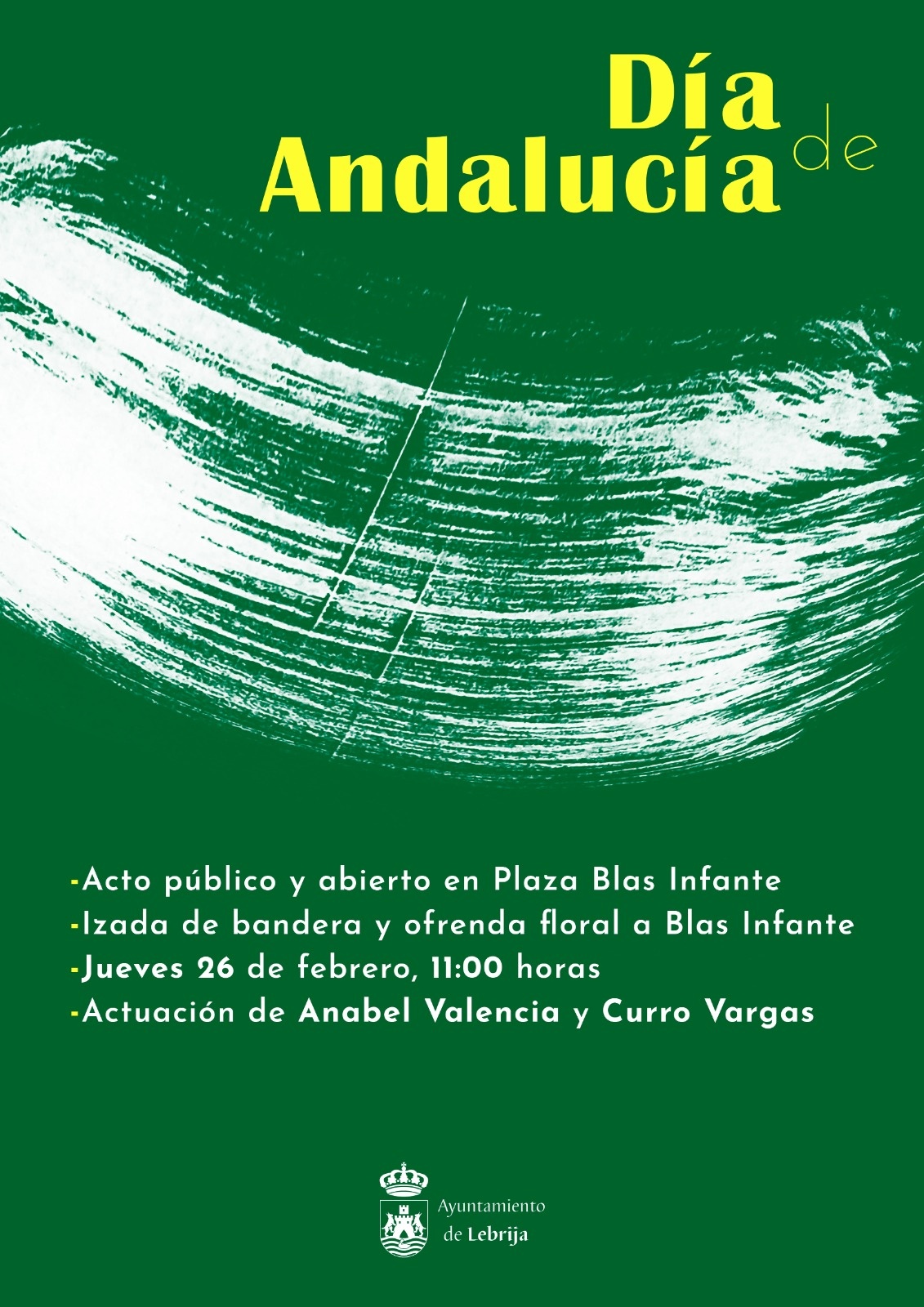 Cartel Día Andalucía 2026 Blas Infante