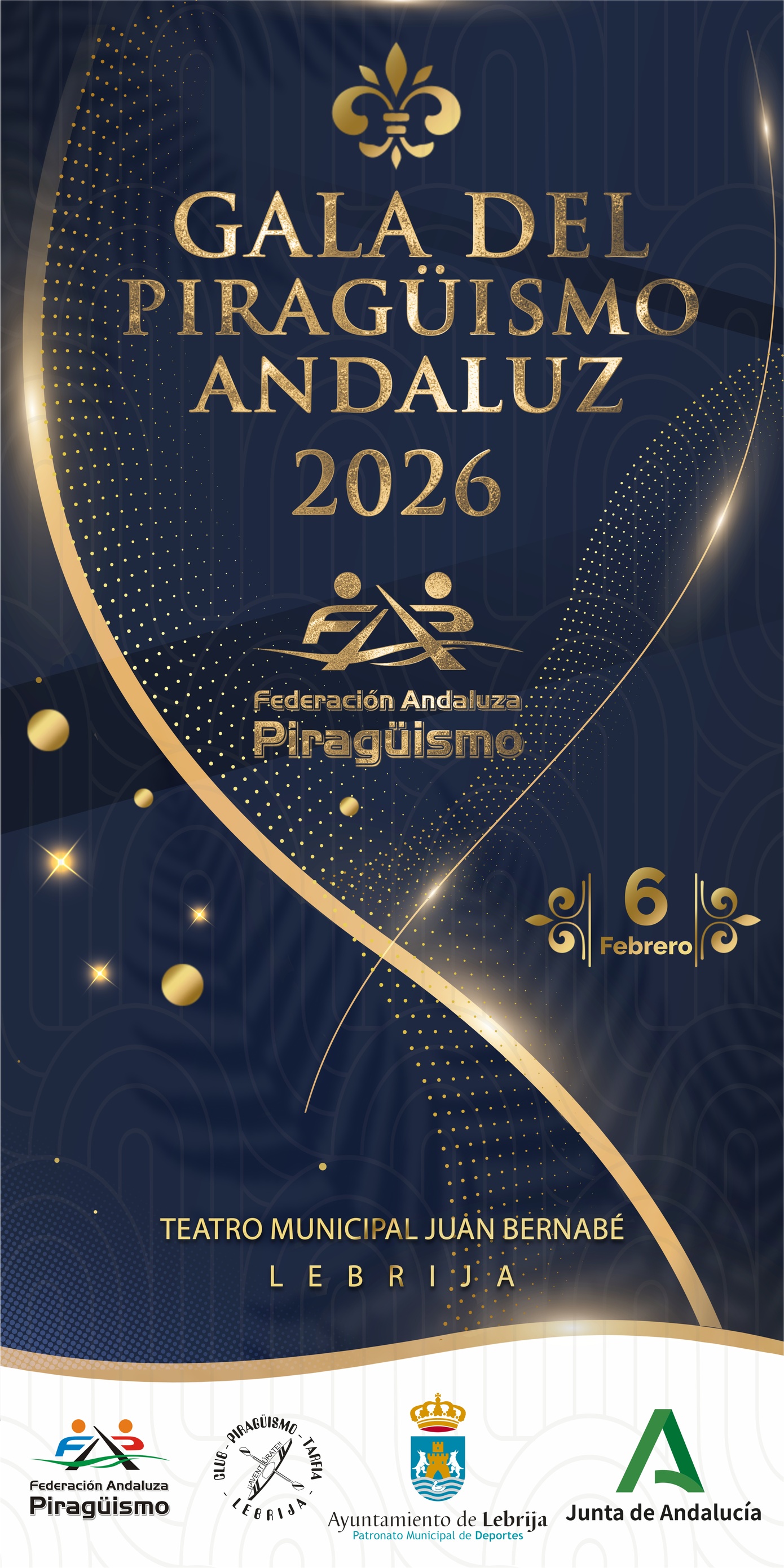 Cartel Gala Piraguismo Andaluz 2026
