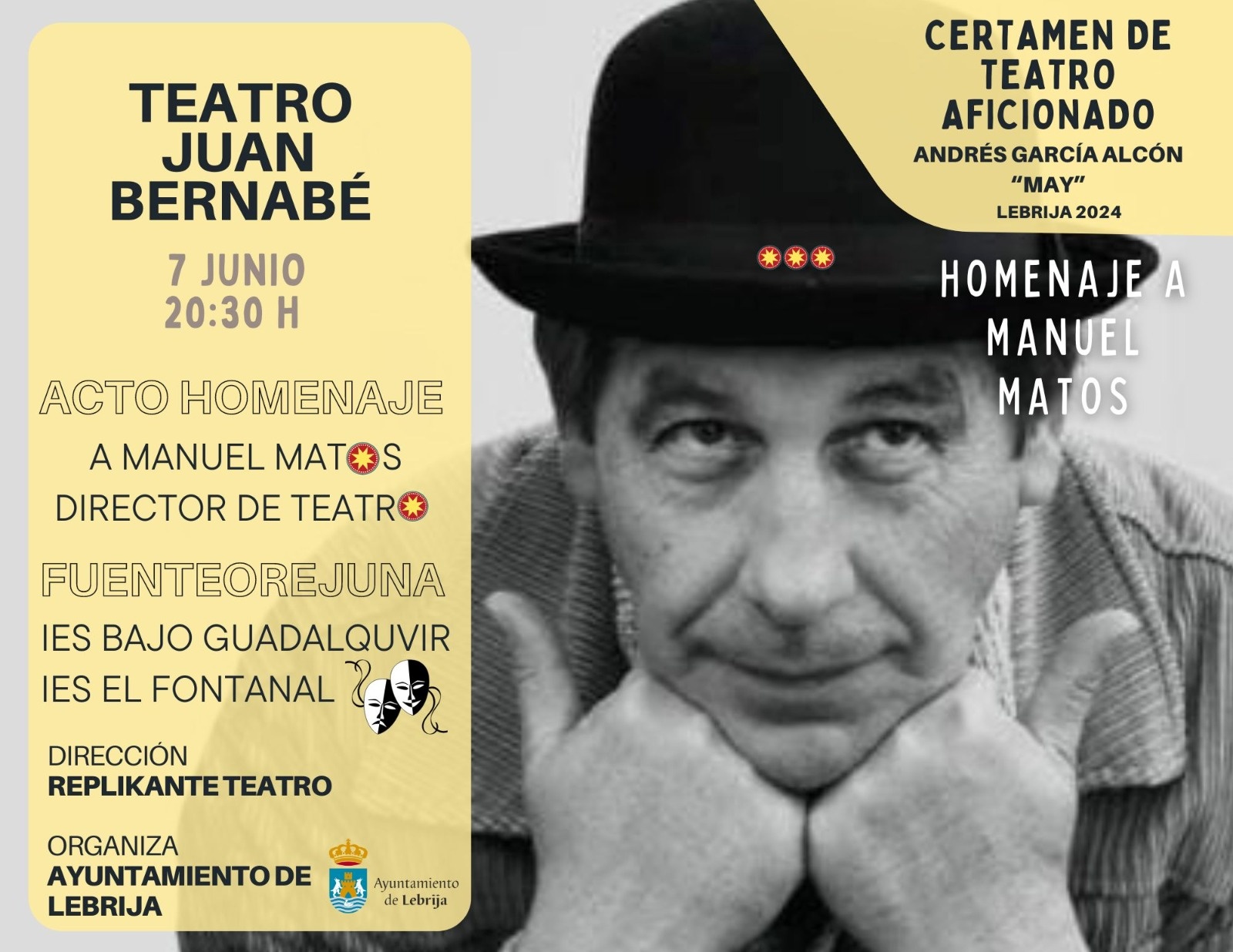 Cartel homenaje Matos