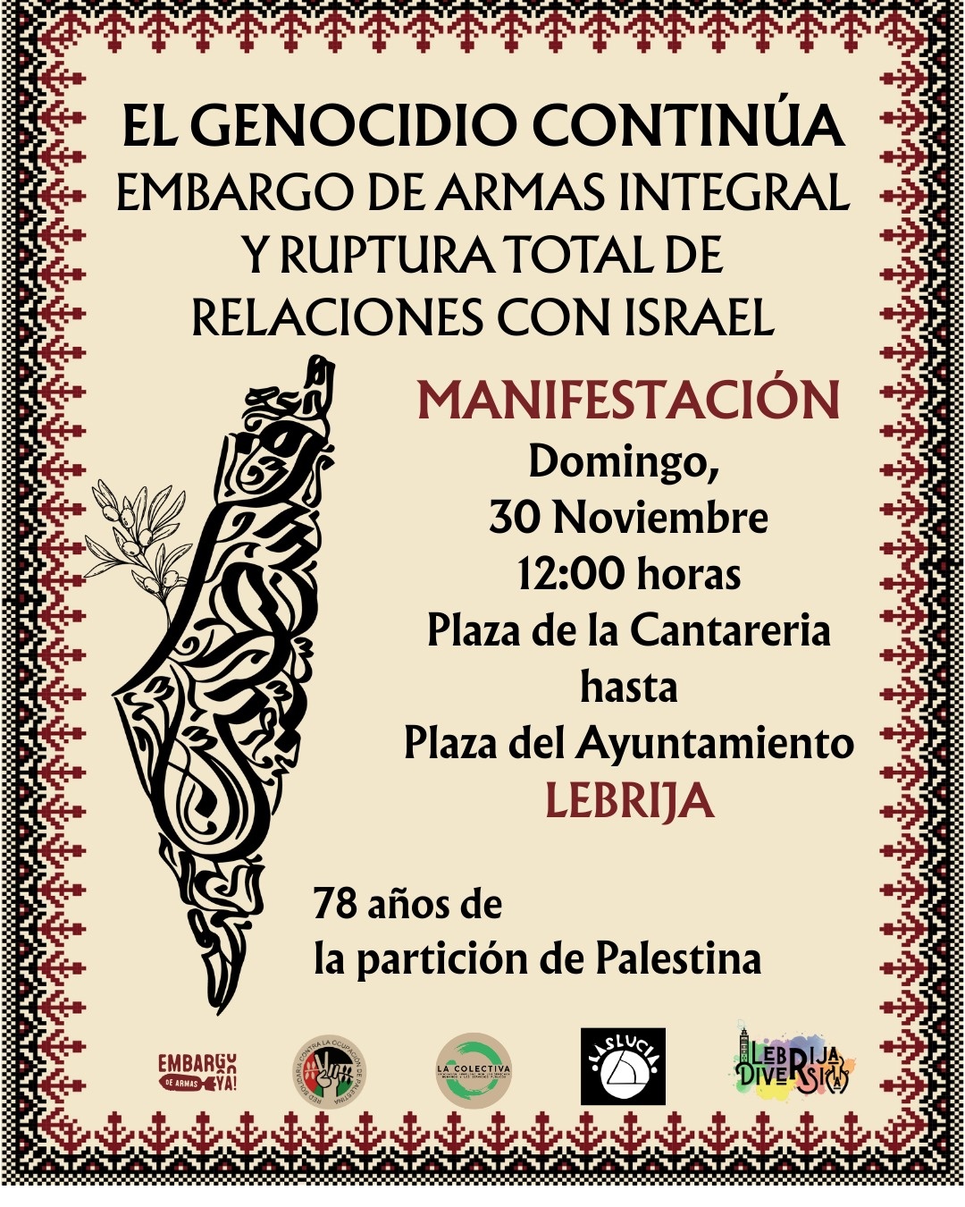 Concentración Palestina