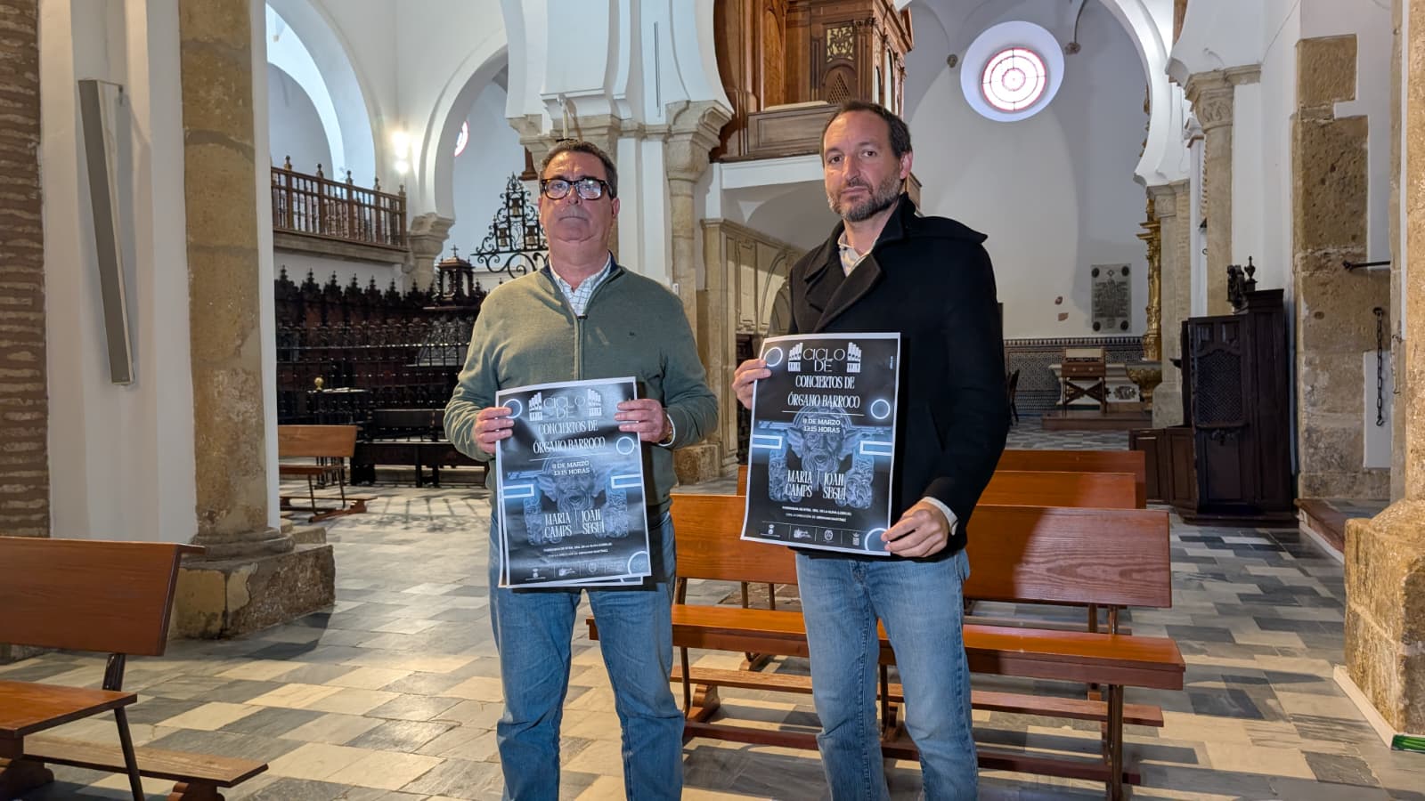 Nuevo concierto de Órgano en Lebrija protagonizado por María Camps y Joan Seguí