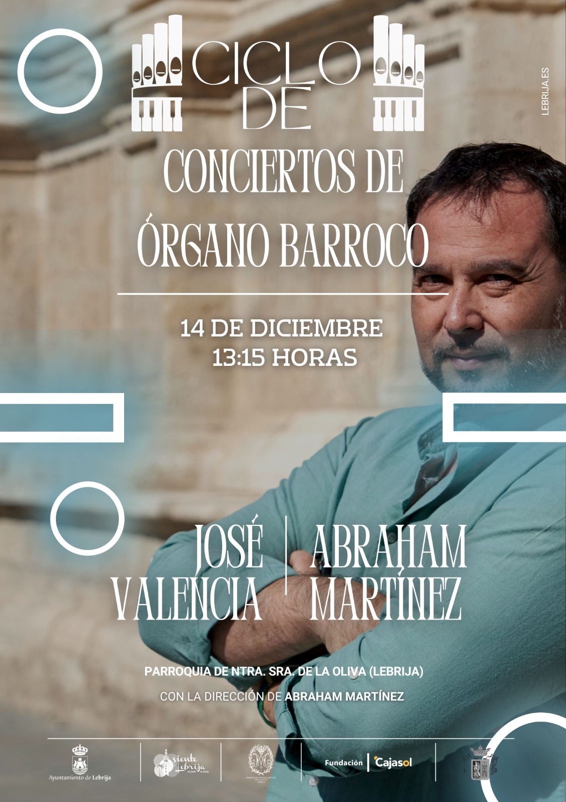 Concierto órgano - José Valencia cartel