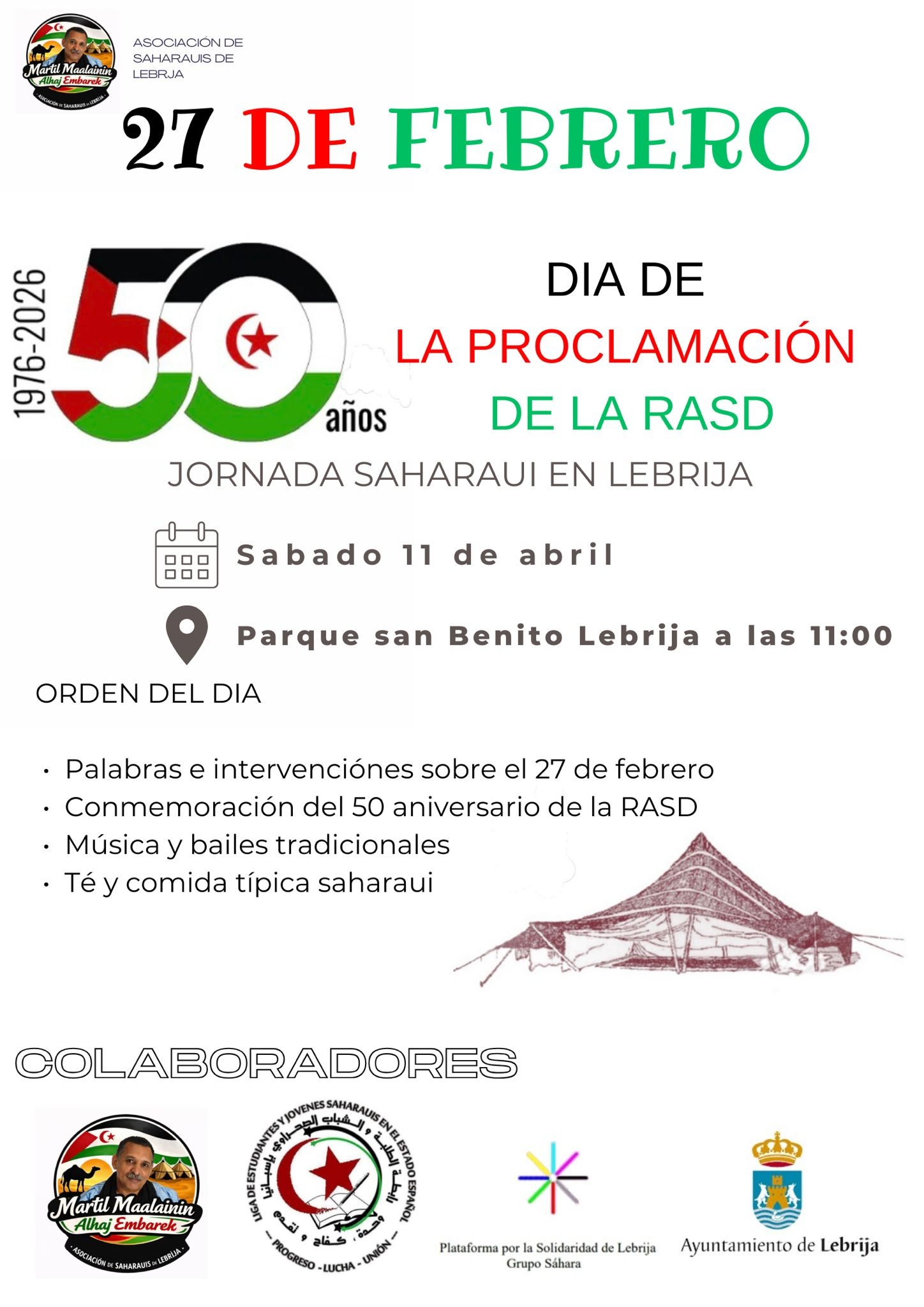 Convivencia Sahara 2026