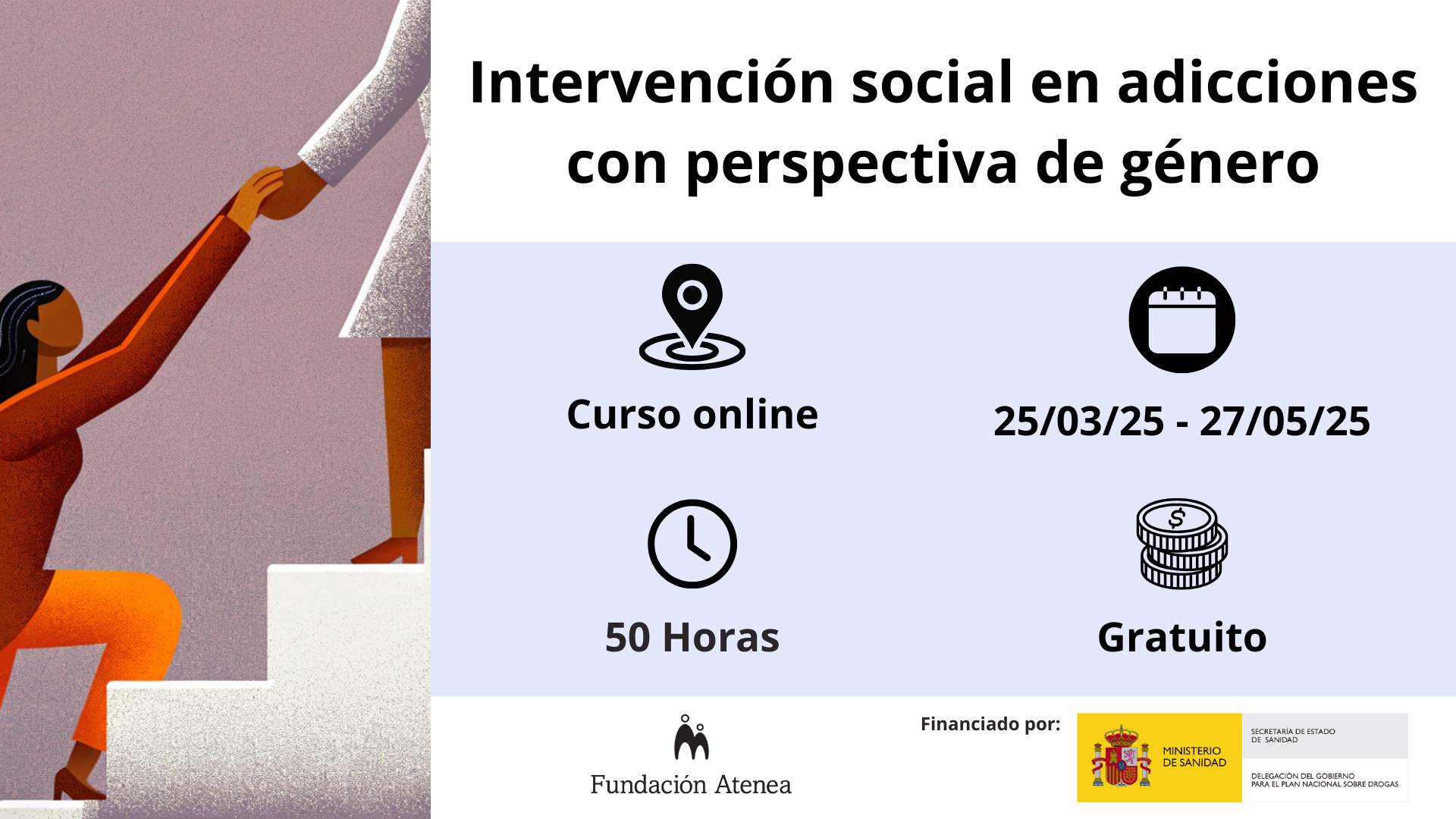 Curso - intervención social en adicciones perspectiva género