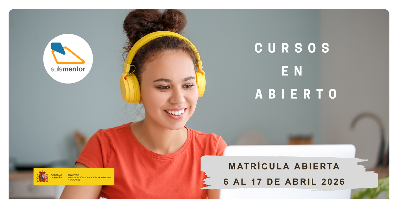 Nueva convocatoria de cursos en abierto (cursos gratuitos) de Aula Mentor