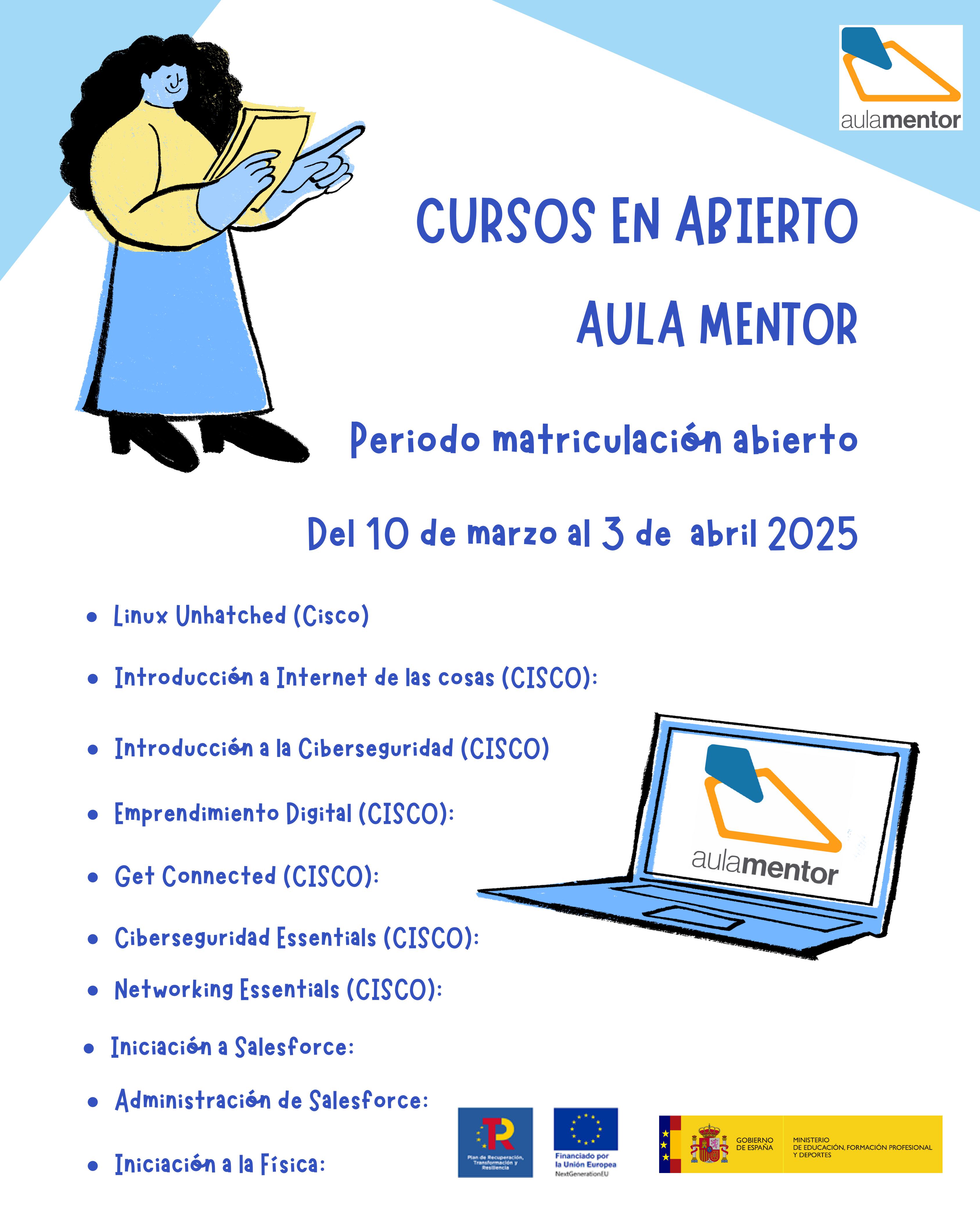 Cursos en abierto Aula Mentor marzo 25 (2)