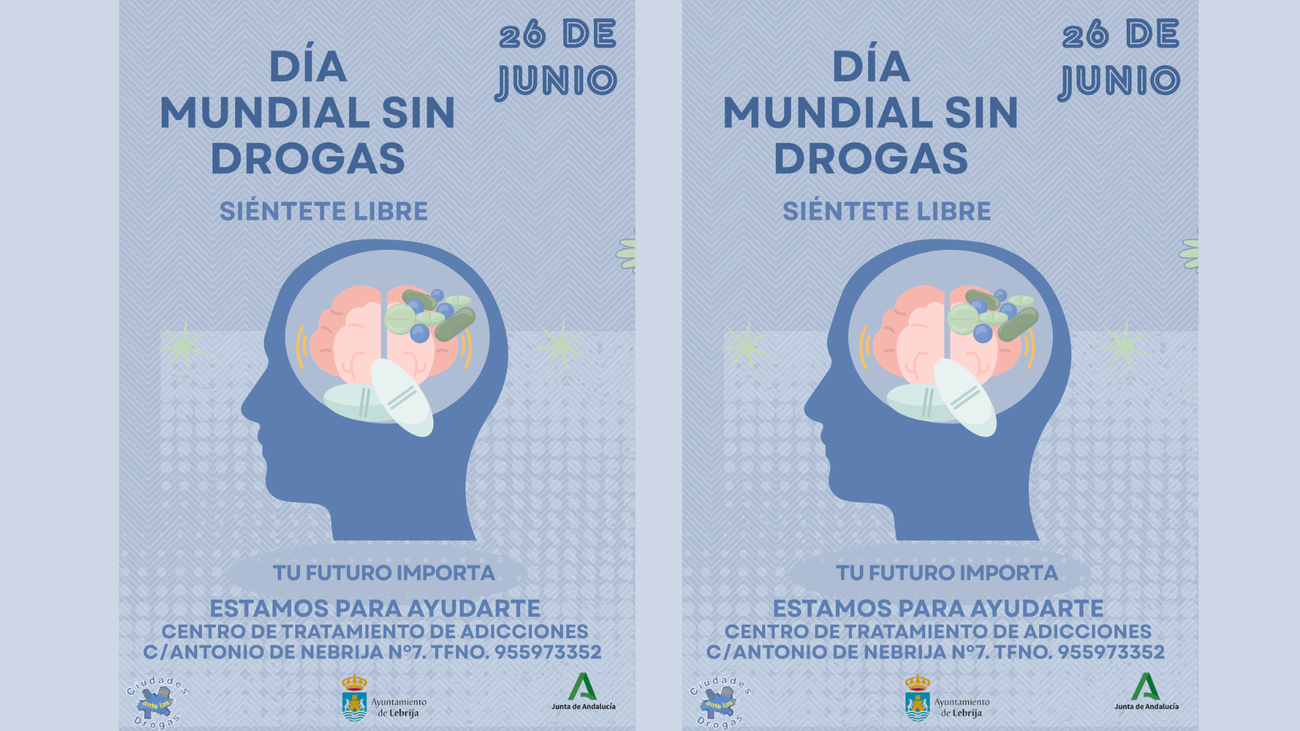 Lebrija conmemora el Día Mundial Sin Drogas con una campaña de sensibilización