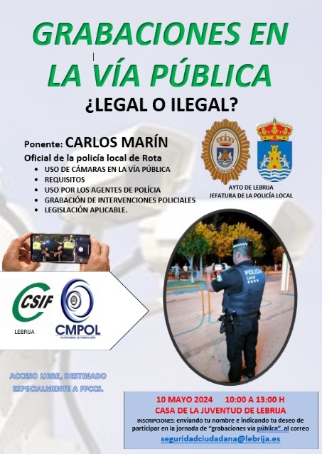 JORNADA POLICÍA LOCAL -10 mayo 2024