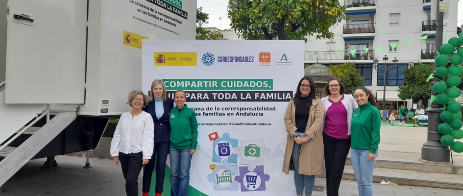 La Caravana de la Corresponsabilidad visita la Lebrija (1)