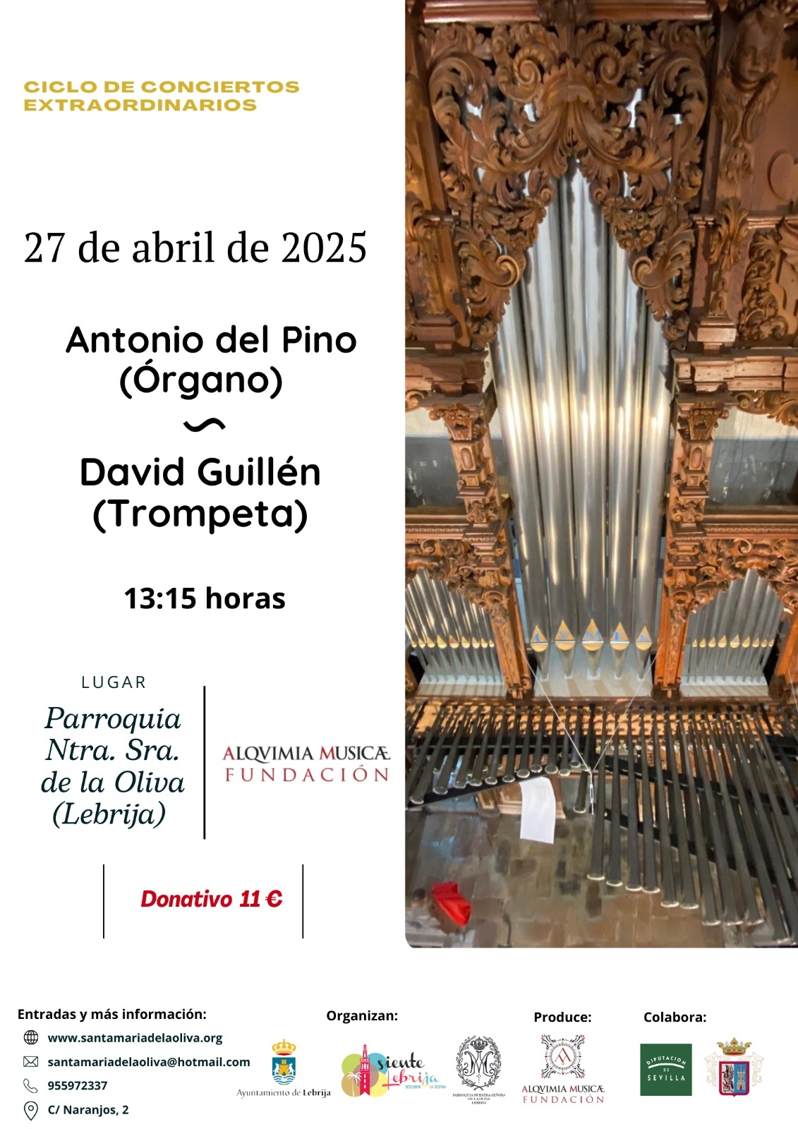 ORGANO CONCIERTO Abril 25