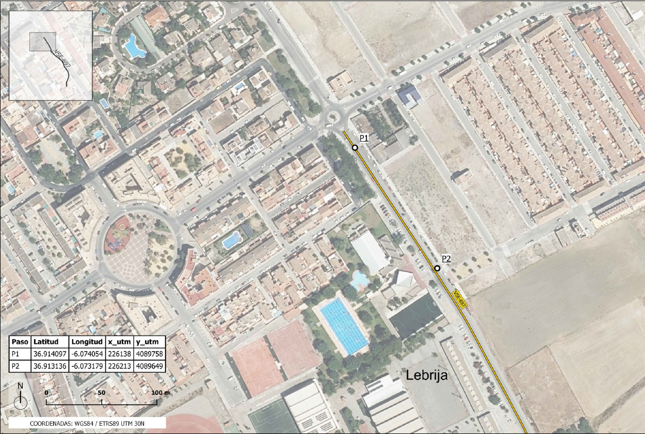 Pasos peatones inteligentes - Avda El Cuervo