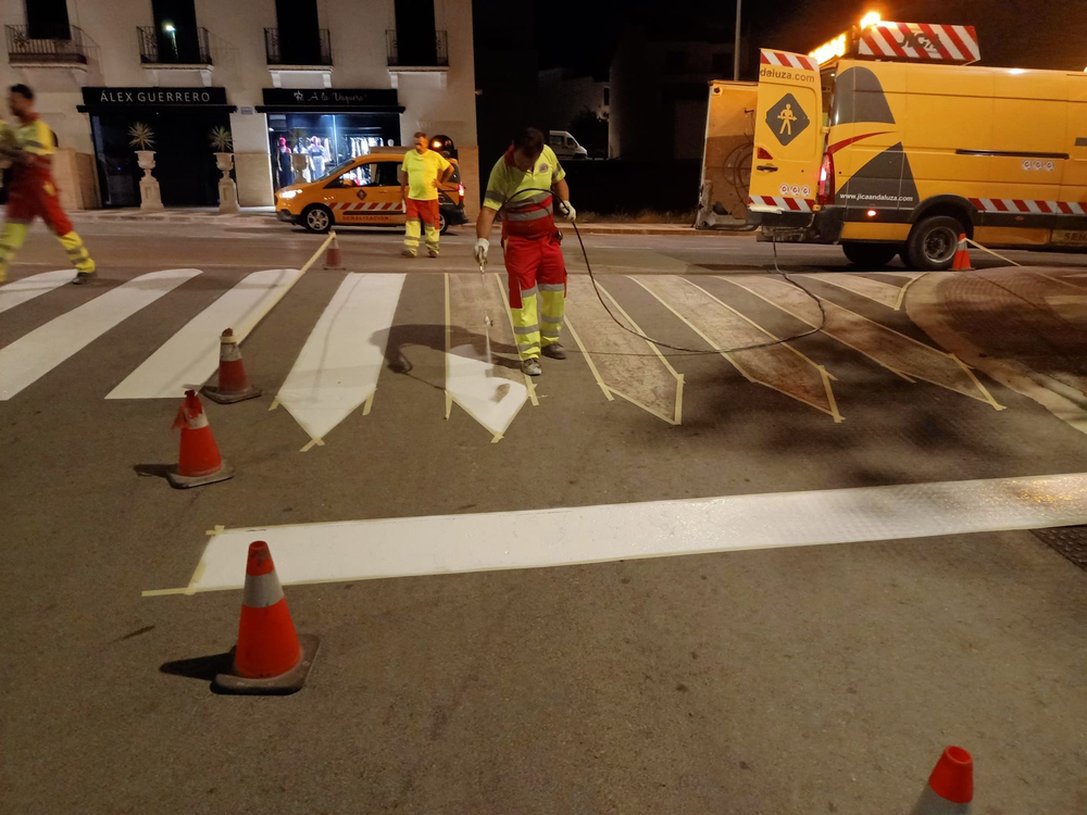 Pintado señalización horizontal