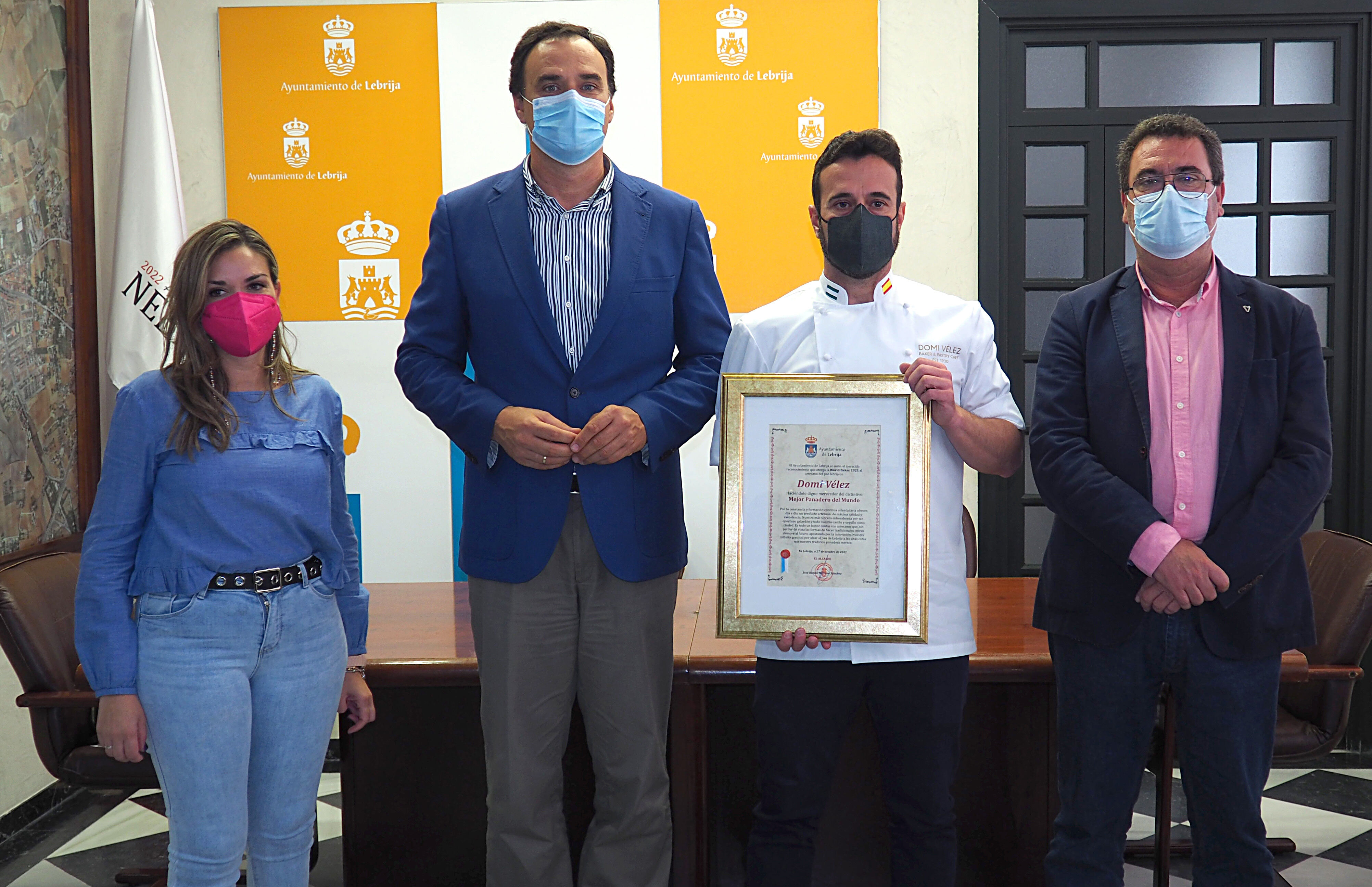 Recepción oficial Mejor Panadero del Mundo, el lebrijano Domi Vélez (1)