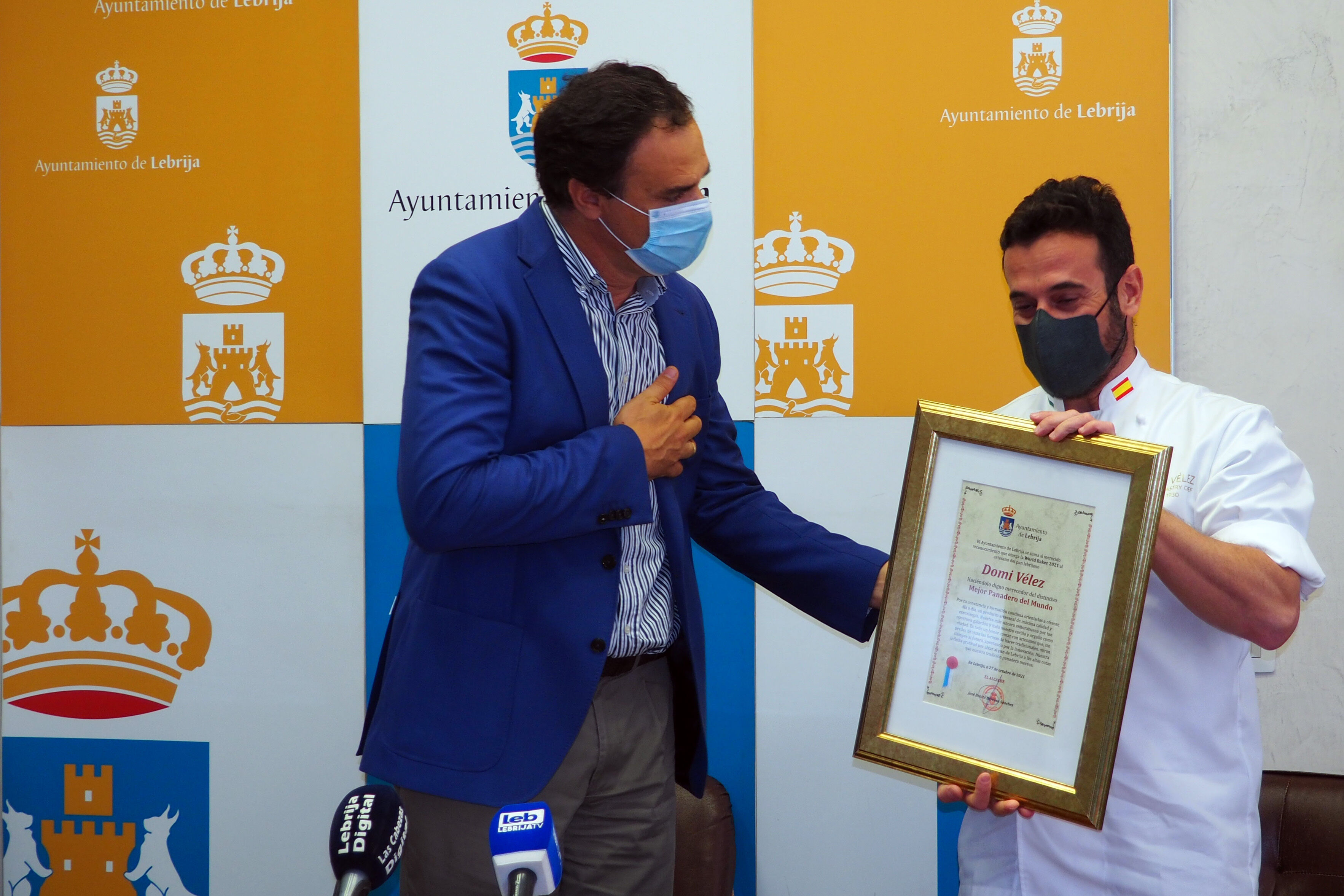 Recepción oficial Mejor Panadero del Mundo, el lebrijano Domi Vélez (3)