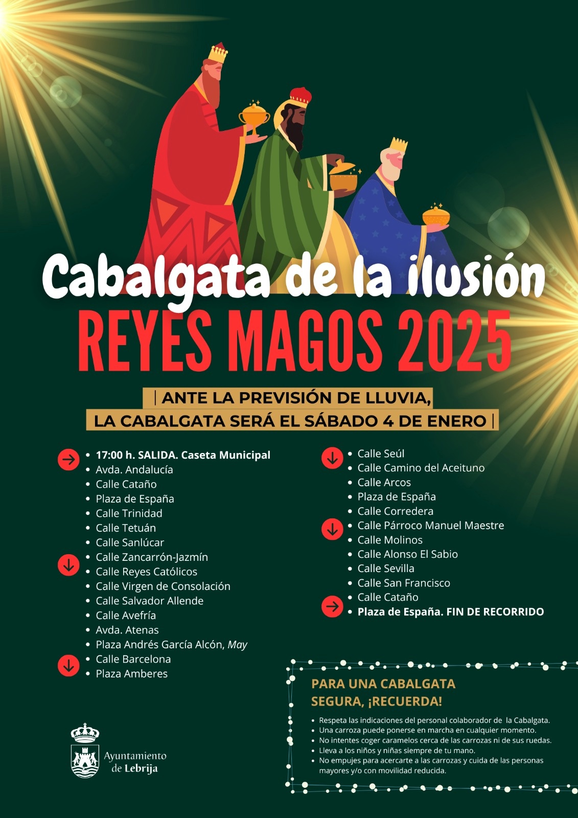 Recorrido Cabalgata 2025