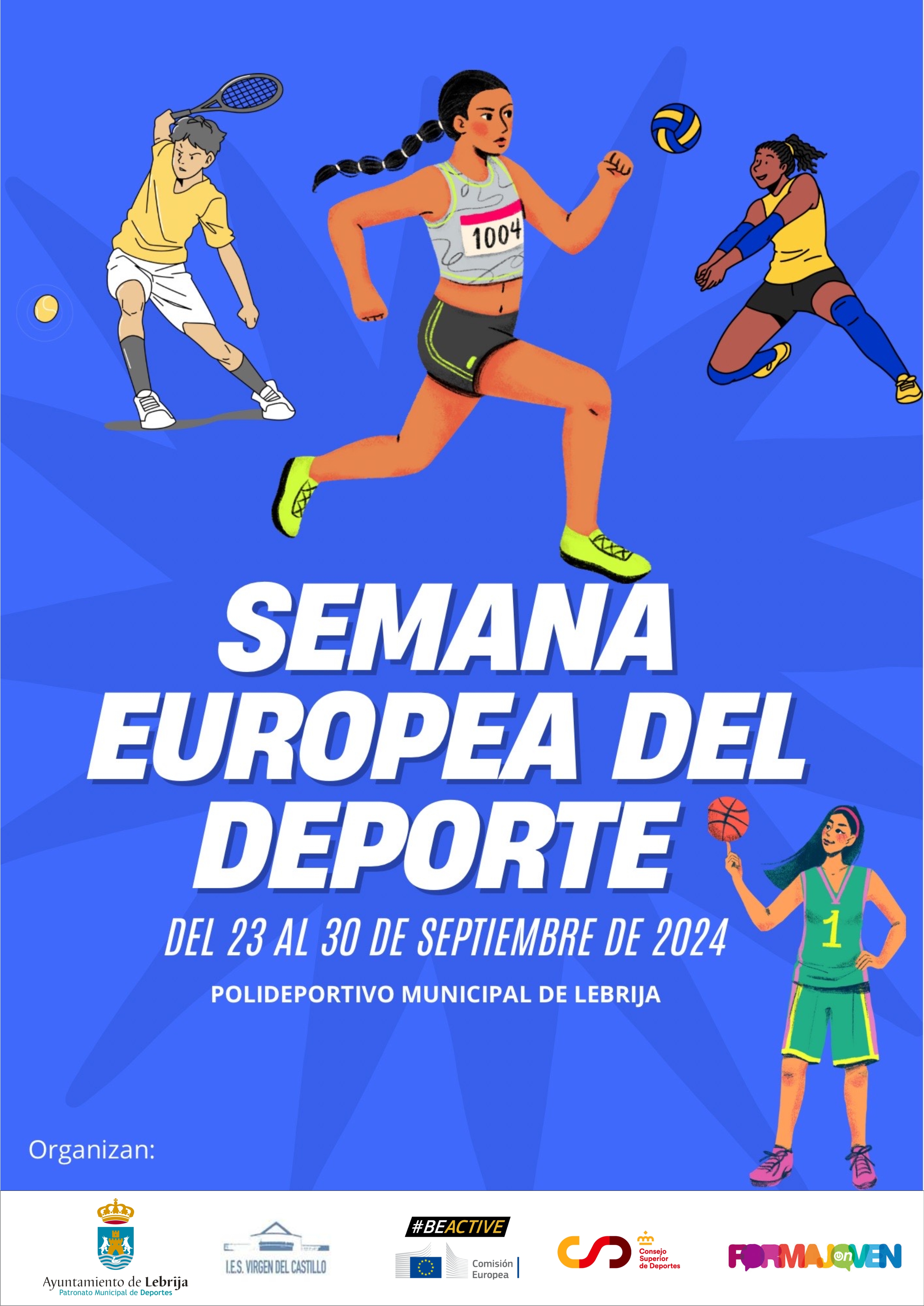 Semana Europea Deportes 2024 - Cartel