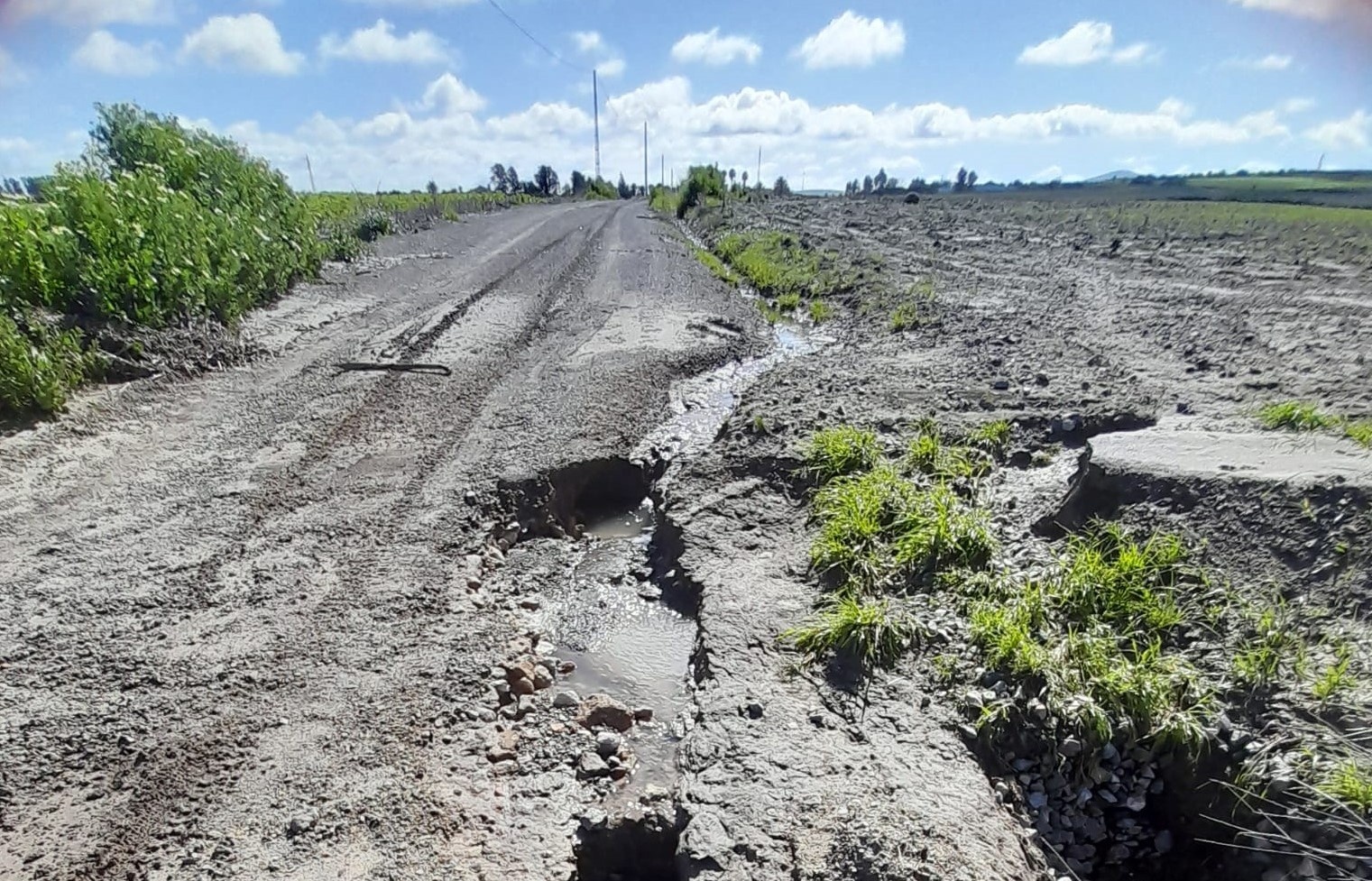 Situación camino rural - Lebrija h