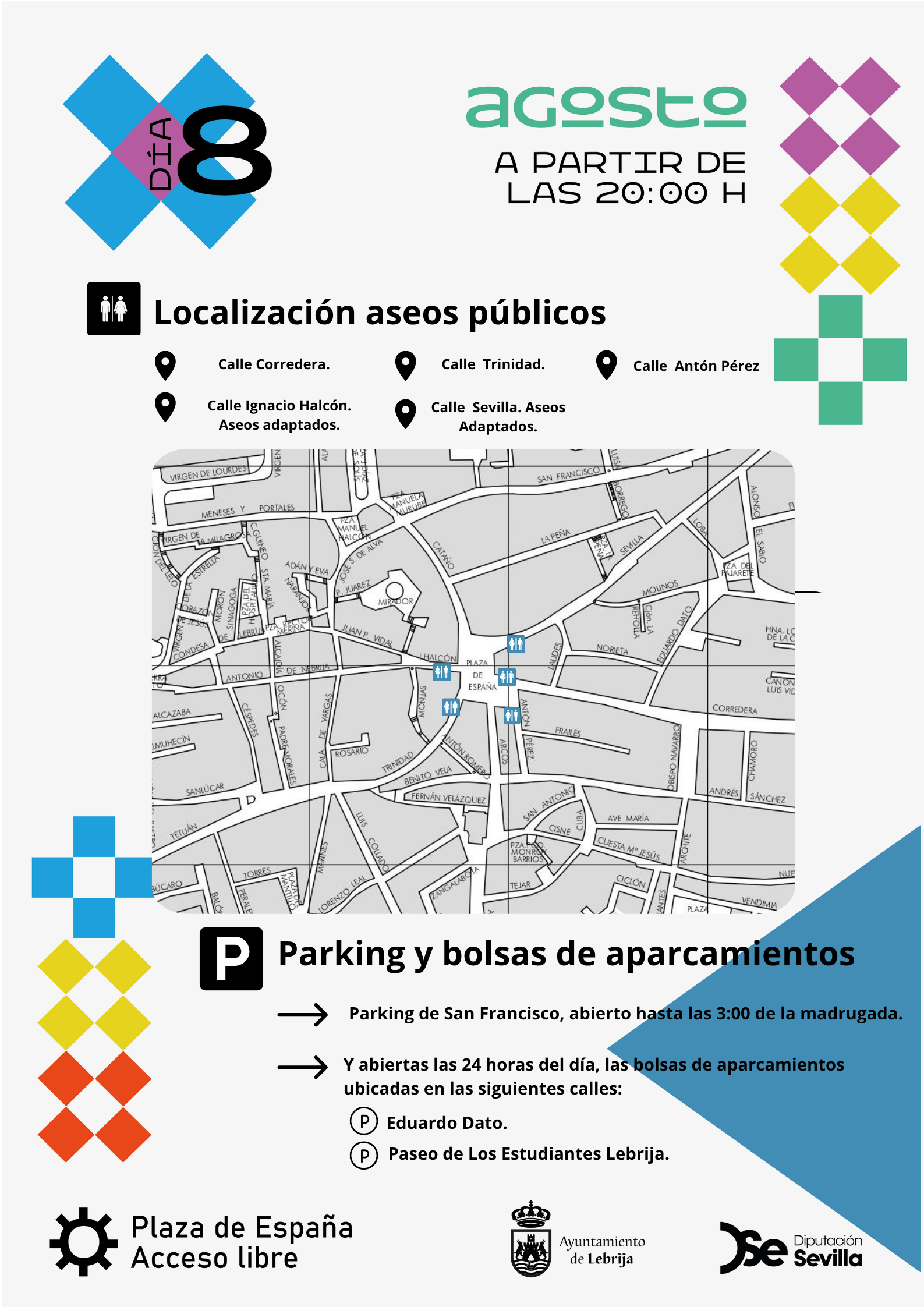 UBICACIÓN ASESOS Y PARKING CONCIERTO JUVENTUD
