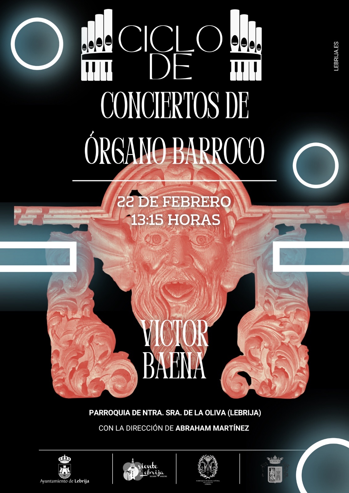 cartel organo victor baena concert